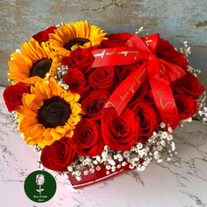 Corazon de rosas